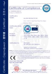 COC certificate of Yixing Allwin Products Co., Ltd. – certificate photo, supplier certificates section
