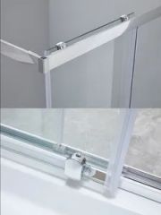 Square Simple Shower Room Sliding Glass Shower Enclosure Brand Suez Trademark SUEZ Origin Zhejiang Tray Material ABS Tray Shape - Image 2