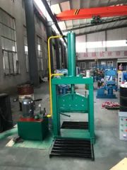 660 Type Rubber Bale Cutter Machine Power 5.5 Weight <50 Tons Knife Width 660 HS Code 84778000 Model NO. XLQ-80 Trademark Guangyue - Image 3