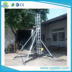 Line Array Speaker Truss Stand Tower Lift PA Tower Color White Shape Square Model NO. SF01 Trademark Sgaier HS Code 761090000 - Guangzhou Sgaier Truss Co., Ltd