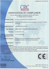 Inground certification 3 certificate from Shanghai Silbo Electric Lighting Co., Ltd.