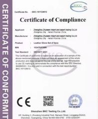 CE certificate from Zhengzhou Zhuowen Import and Export Trading Co., Ltd.