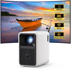 Cre Cr36 Mini 4K LED LCD Portable Full HD Video Cinema Projector - Image 1