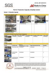 SUPPLIER ASSESSMENT REPORT certificate from Ningbo Haida Plastic Machinery Co., Ltd.