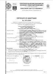 CNBOP No. 5371-2024 certificate from Shaoxing Ascend Import and Export Co.,Ltd.