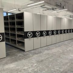 Movable High - Density Document Shelving System Unit Industrial Storage System Library Compact Shelving Storage Systems Compact Shelving - Image 4