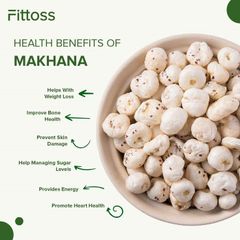 foxnut (makhana) Texture Crunchy Glycemic Index Low Fiber Content High Caloric Content Low Shelf Life 9-12 Months Source Direct From Farm - Image 5