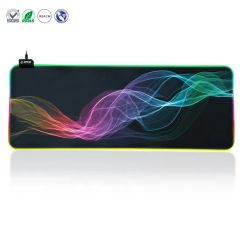 Customize Extended Full Color Printed Desk Mat RGB LED E-Sport Gaming Mouse Pad - Image 1