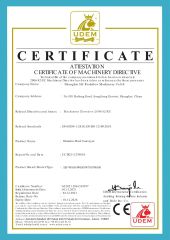 CE Cercificated For Conveyor certificate from Shanghai HJ Foodnbev Machinery Co., Ltd.