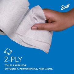 Scott Professional Standard Roll Toilet Paper 2-Ply – 80 Rolls - Image 4
