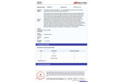 Certificates certificate of Hefei Hudson New Material Co., Ltd. – certificate photo, supplier certificates section