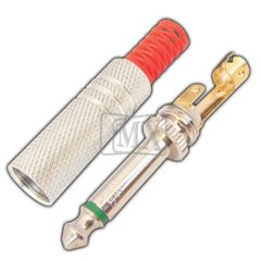 Mono plug connector Insertion Loss None Plating Gold Plated Reliability Reliable Cable Protection Yes Connector Type P-38/ts - Image 1