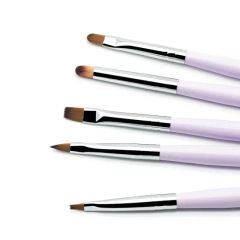 Multifunction Purple Color Nail Brush Set MOQ 10PCS OEM Welcomed Trademark GUYO Material Nylon Size Customized Sample - Image 3