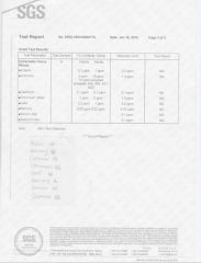 SGS for ADIDAS 3 certificate from Suzhou Chunsheng Environmental Protection Fiber Co., Ltd.