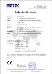 Our certificates certificate from Zhongdi (Ningbo) Energy Co., Ltd.