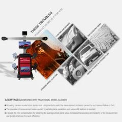 Removable 3D Wheel Alignment/Wheel Alignment Machine/3D Wheel Aligner/Car Wheel Alignment Machine - Image 5