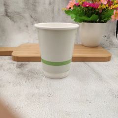 10. Customized Logo Design Paper Single Wall Double Wall Ripple Cup Paper GSM 300/320/350GSM+18PE Eco-Friendly Yes Style Creative - Image 2
