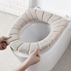 Toilet Seat Cover Pad Shape Round Hygiene Hygienic Size 17 X 14 Inch Durability Durable Texture Super Soft Waterproof - Image 1