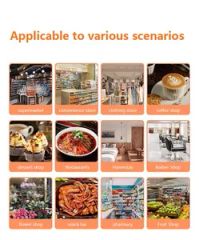 Android 14.0 Retail Wireless NFC Android Handheld POS Systems 58mm Printer NFC Cash Register Mobile POS Terminal - Image 6