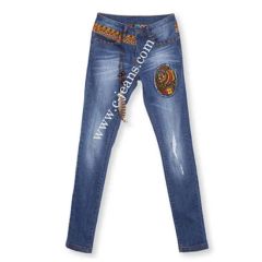 (14115) Fashion Womens Jeans Ladies Denim Jeans Garment (14115) - Image 1