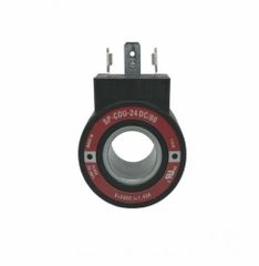 Atos Type Solenoid Coil 18mm Bore Bore 18mm Height 39mm Length 48mm Shape Round Diameter 41mm Thread Size 18mm Outside Diameter - Image 1