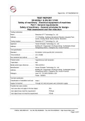 ce test report certificate from Hunan Echwater Technology Co., Ltd.