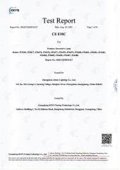 EMC Test Report certificate from Zhongshan Jetten Lighting Co., Ltd.