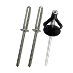 Tri-Grip Rivets, Aluminum Blind Rivets, Tri-Grip Boat and Kayak Rivets, Tri-Fold Rivets, Bulb Style Rivets - Image 3