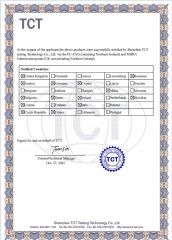 TPD certificate from Shenzhen Eminence-Top Technology Co., Ltd.