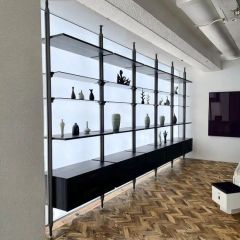 Royal Metal Customizable Minimalist Metal Display Shelving and Wine Racks - Image 2