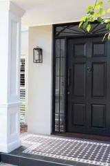 Modern Style Cast Metal Front Entrance Door - Image 6