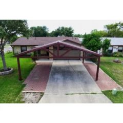 SC134 OEM Steel Structure Building Outdoor 2 Car Shed Garages For Parking - Image 1