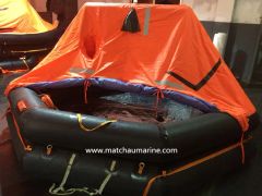 Marine Lifesaving Equipment Life Raft Solas Approval Material PE Type Life Raft HS Code 89071000 Using Field Water Trademark - Image 4