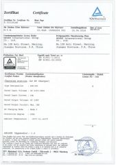 TUV CERTIFICATE certificate from BESEN INTERNATIONAL GROUP LIMITED