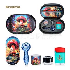 Smoking Set Glass Smoking Hand Pipe Christmas Gift Box Wholesale - HF GLASS PRODUCTS CO., LIMITED