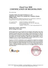 FDA certificate from Shanghai Acdive Technology Co., Ltd.