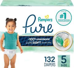 Pampers Pure Protection Baby Diapers – Plant-Based & Hypoallergenic - Image 1