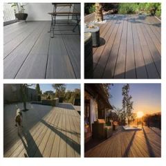 Water-Resistant Artificial WPC Composite Decking Waterproof Co-Extruded Solid Decking Wood - Image 6