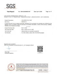 Children's Play Mat SGS certified certificate from Linyi Suzaku International Trade Co., Ltd.