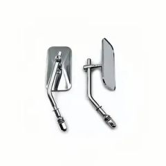 Custom Racing Motorcycle Wholesale Universal 8mm Chrome Rearview Mirrors - Image 1