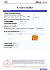 Certification Report certificate from Changzhou Richwood Decorative Material Co., Ltd.