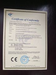 CE certificate of Shanghai Motech M&E Co., Ltd. – certificate photo, supplier certificates section
