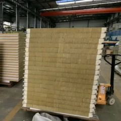 Wall Panel, Roof, Slate Cotton Sandwich Panel, 50-200mm Fireproof Insulation, Easy to Install - Yantai Asa Steel Building Co., Ltd