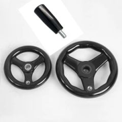 Three-Spoke Design Bakelite Handwheel Accessory Size Middle Trademark BEST Model NO. 100301 Material Bakelite Type Cutting Tool - Hebei Baisite Machinery Accessories Co., Ltd.
