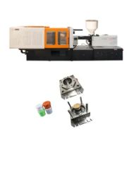 Energy Saving Plastic Injection Moulding Plant Trademark UP Origin China Tank Volume 900L Model NO. UP-420T Machine Weight - Image 1