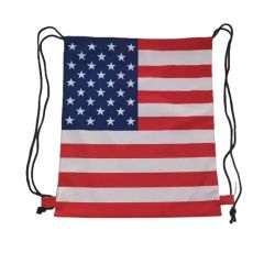 Custom Drawstring Bag with Logo Printed Sport Water Resistant Lightweight Gym Backpack Promotional Drawstring Sportpacks - Image 2