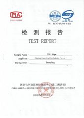 PPR Testing Report certificate from FAME TOP INDUSTRIAL LIMITED