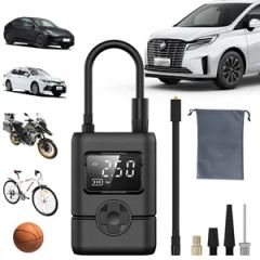 150psi Digital Car Air Compressor Fast Tire Inflator with LED Light & Auto Shutoff - Image 1