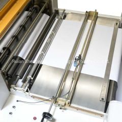 Embossed Paper Roll Sheeter Cutting Machine Weight 3600 Kg PLA Mitsubishi Total Power 7 Kw Model NO. SX-D1100 Blade Material - Image 3