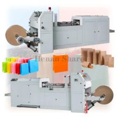 Automatic Paper Bag Making Machine Paper Bag Handle Rope Making Machine Making Paper Bag - Image 1